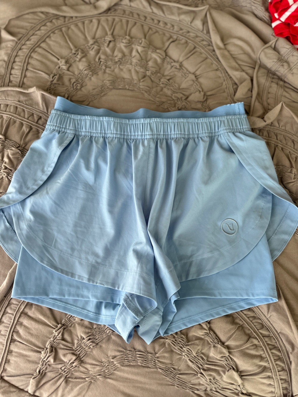 Vuori Light Blue Women's Athletic Shorts